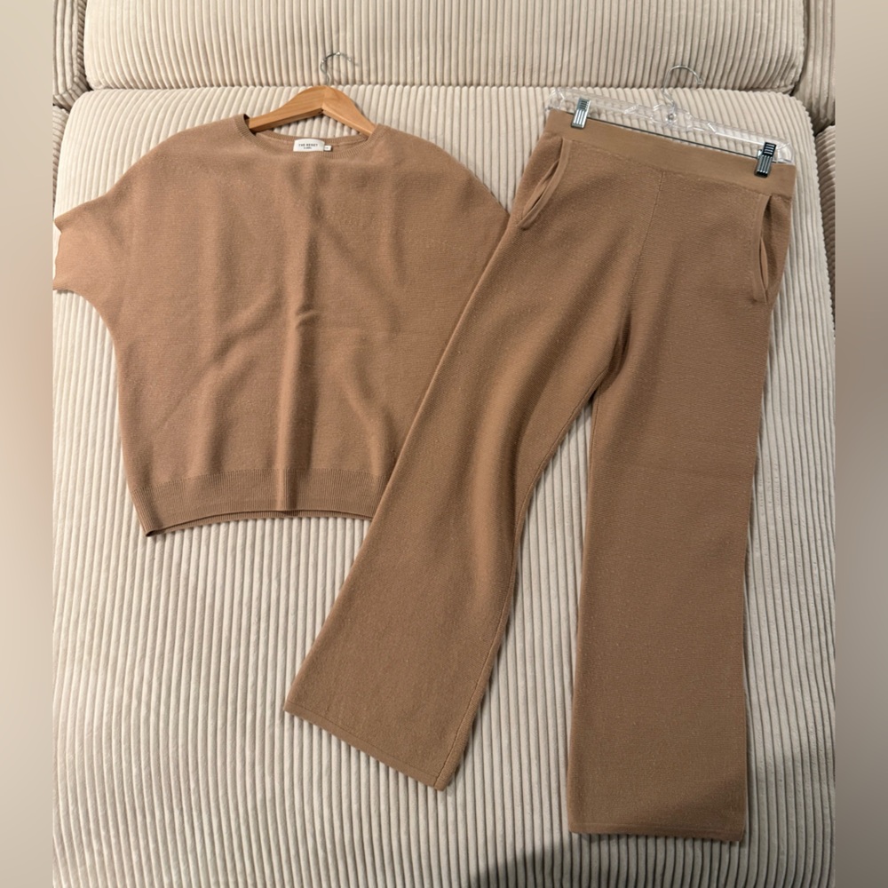 The Reset matching sweater top and cropped pant set